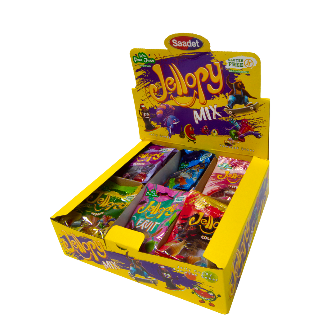Mini Sweet Bags - Jellopy Gummy Mix - 36 Packs