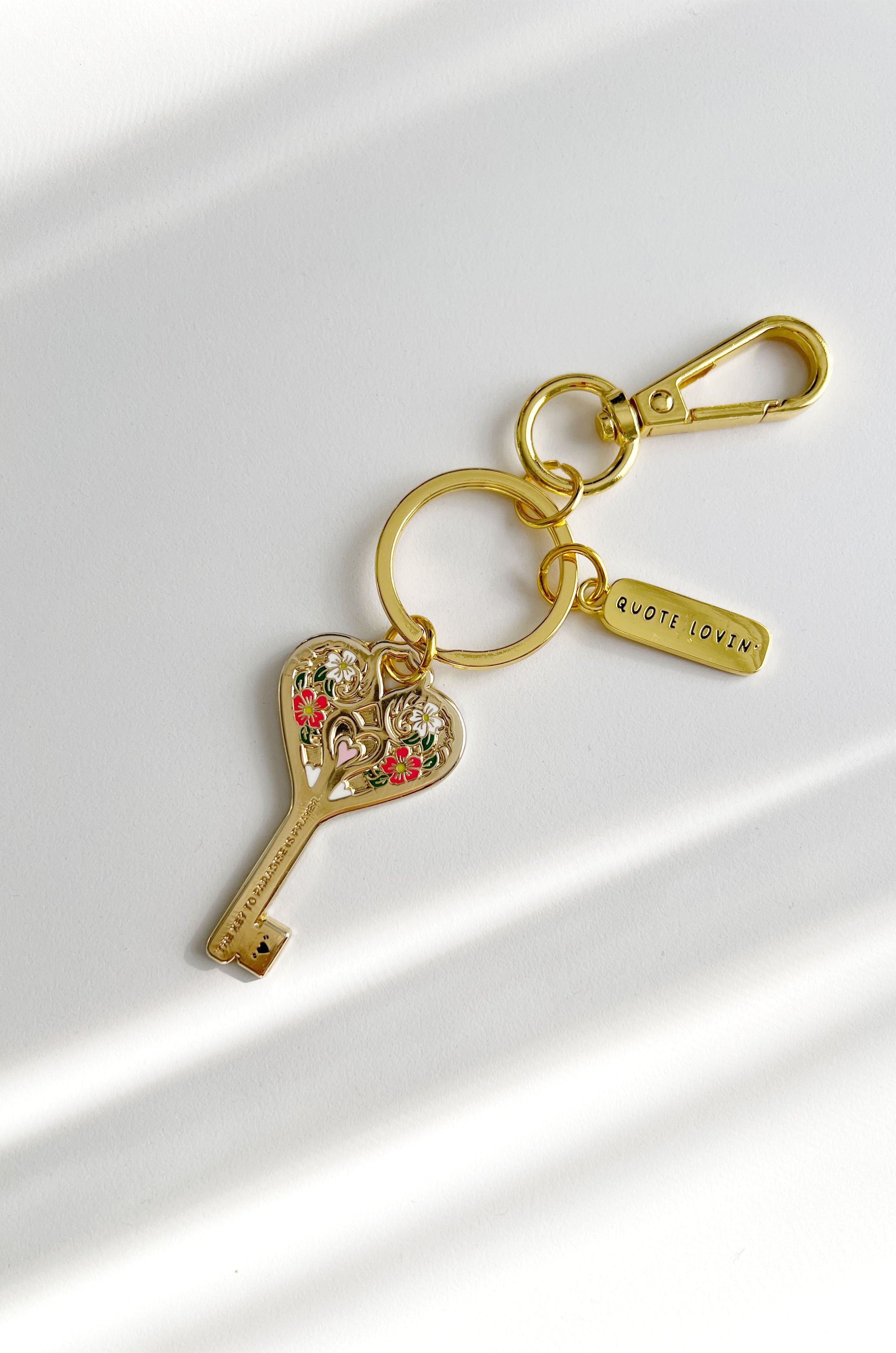 Key Forthing Key Keyring - Gold – Anafiya Gifts UK