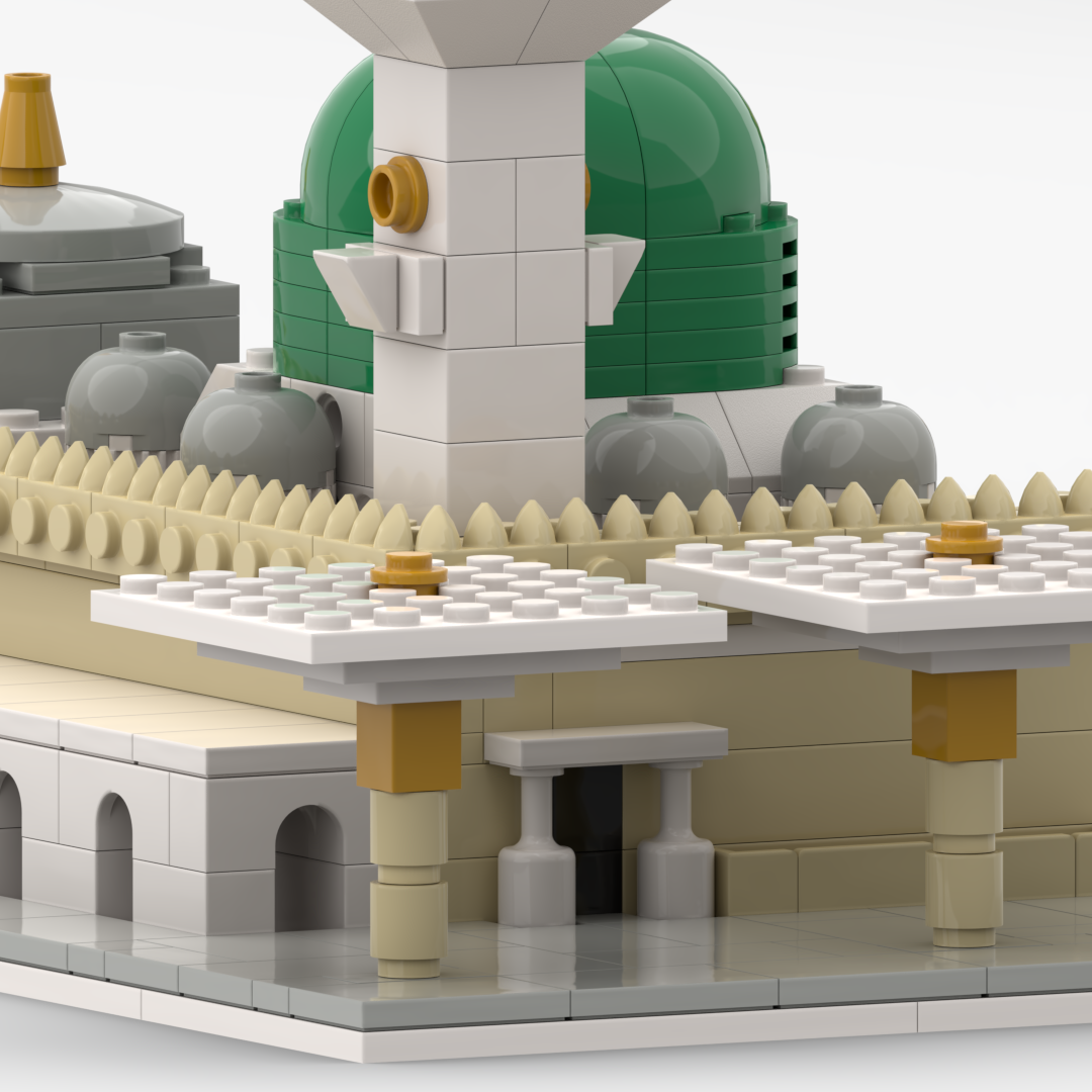 Masjid An Nabawi - Islamic Building Blocks Set of the Prophet's Mosque - 300 Pcs