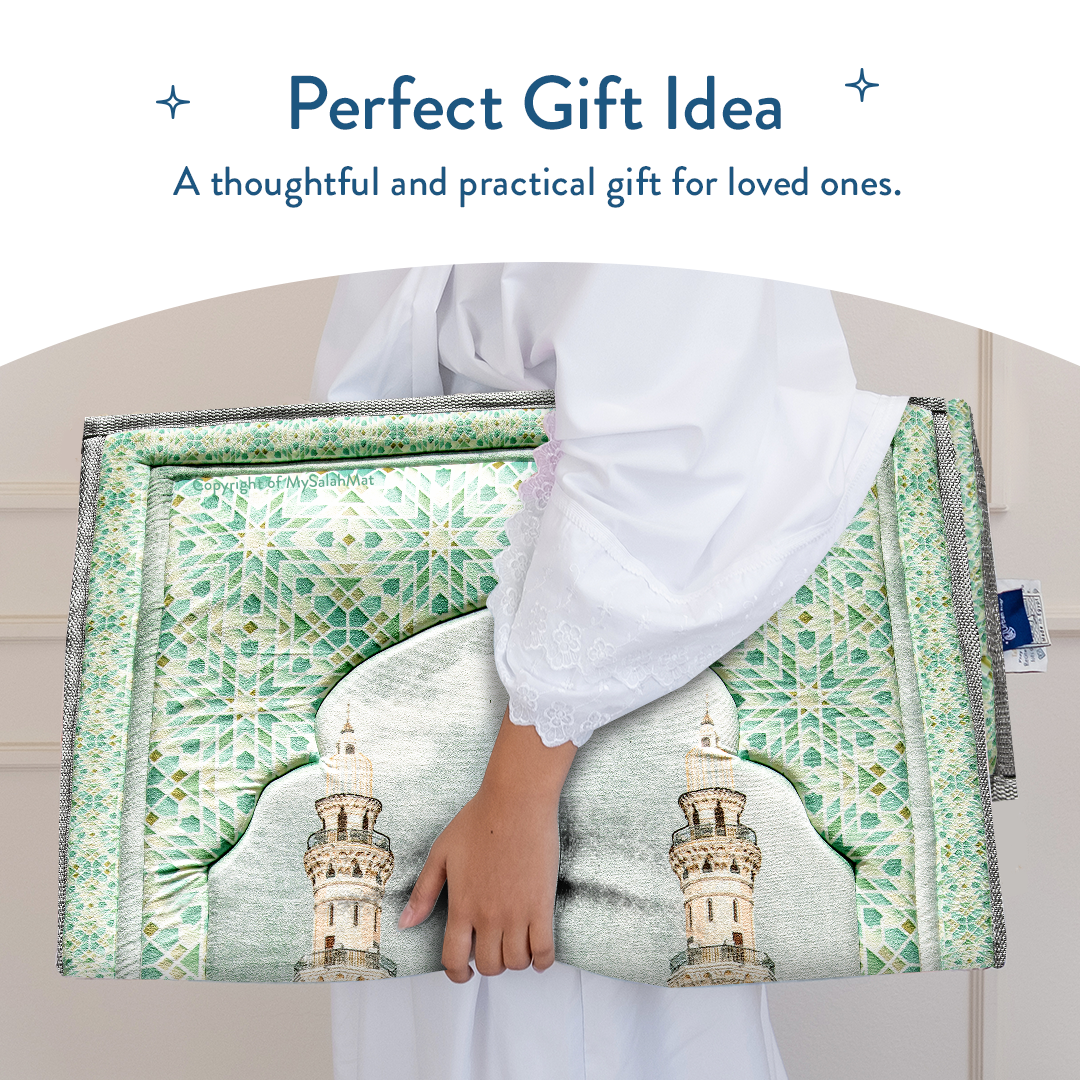Al-Masjid an-Nabawi - Premium Padded Adult Prayer Mat