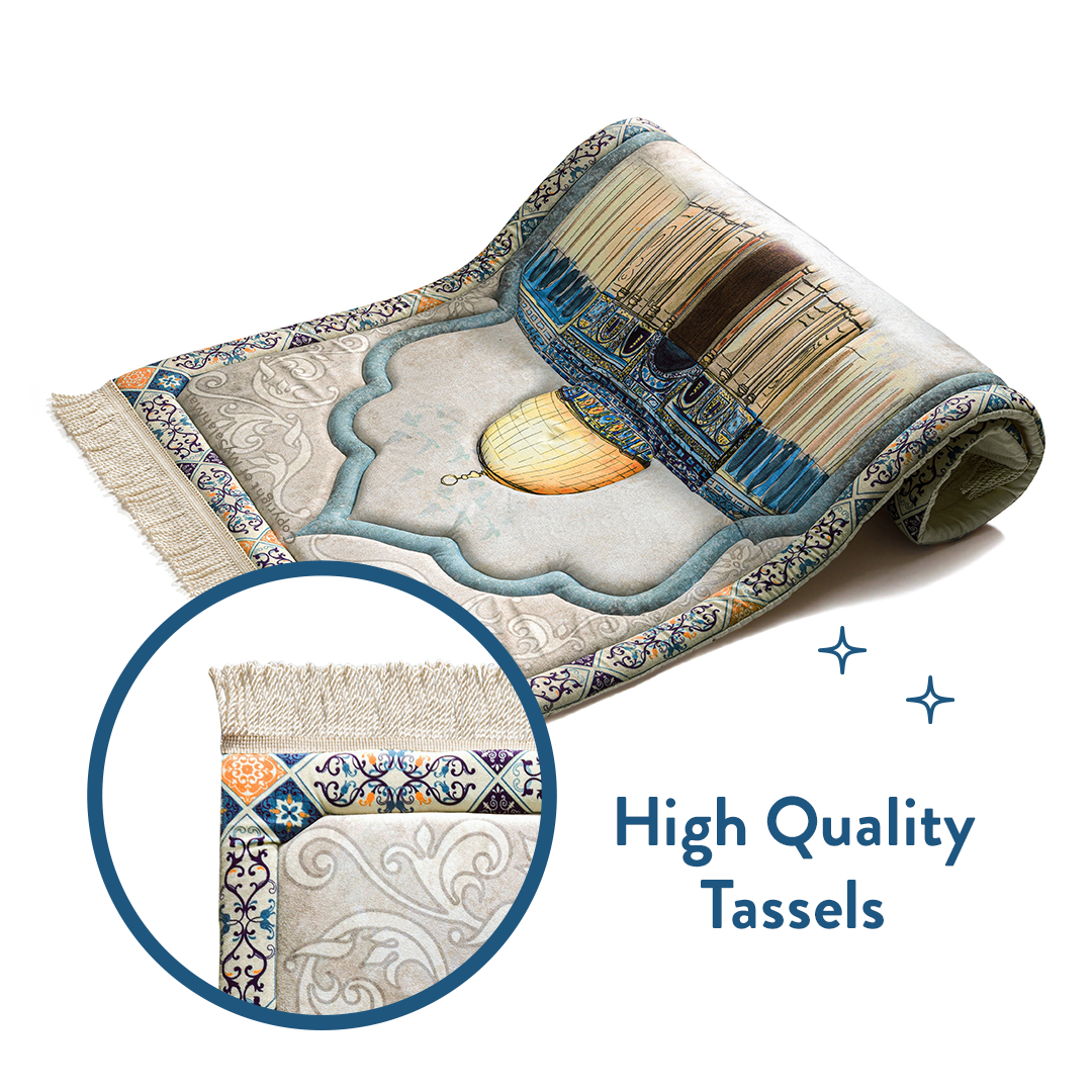 Dome of the Rock - Premium Padded Adult Prayer Mat