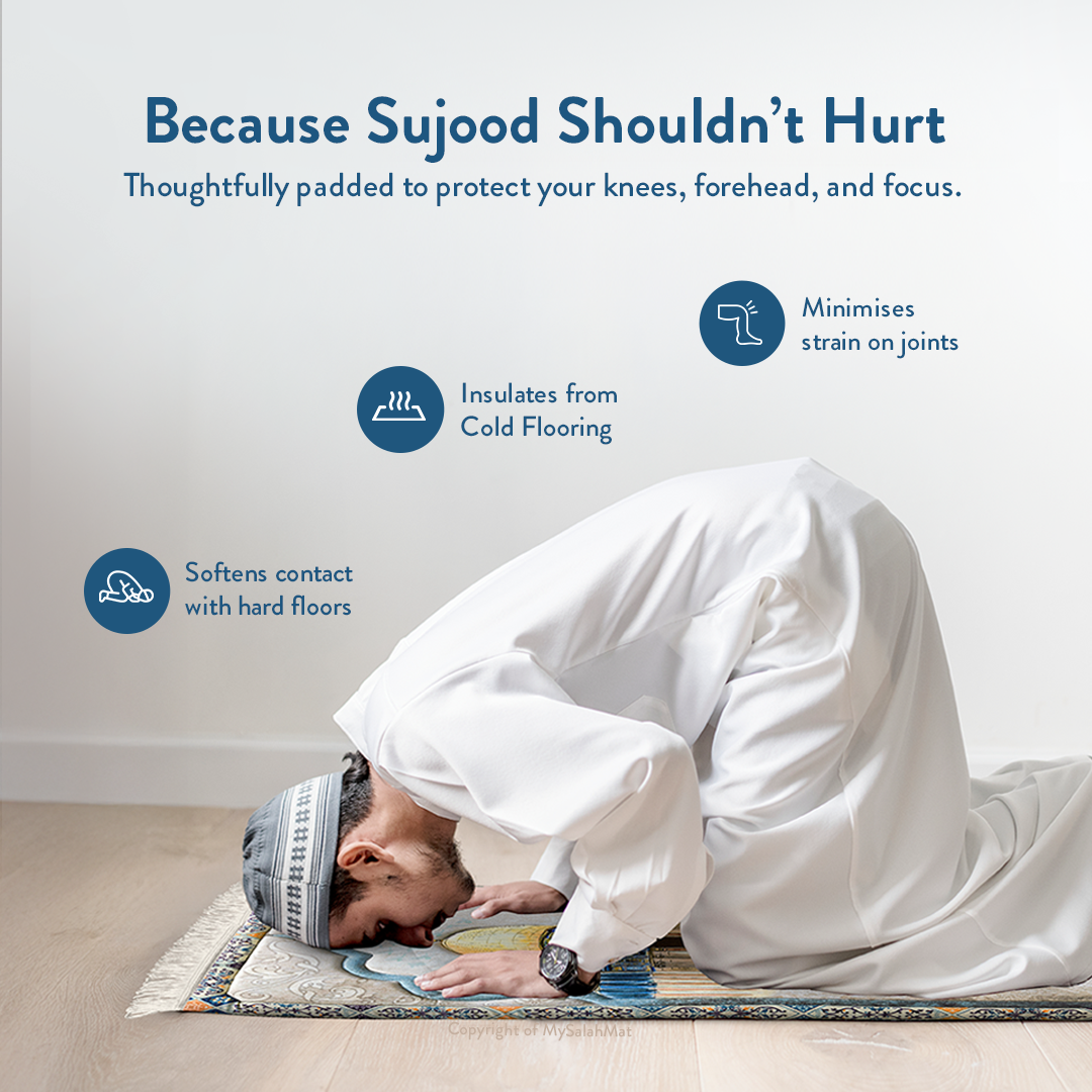 Dome of the Rock - Premium Padded Adult Prayer Mat