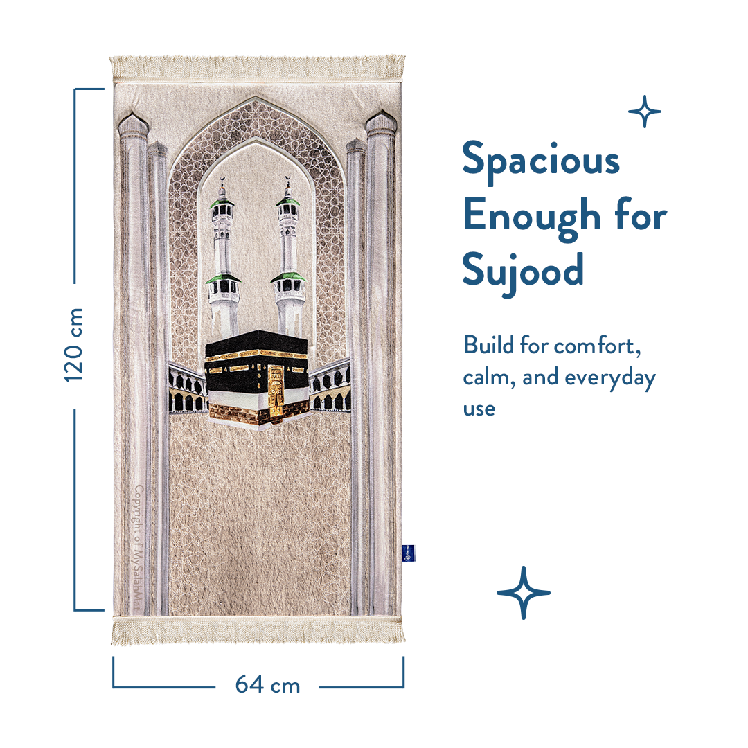 Masjid al-Haram - Premium Padded Adult Prayer Mat