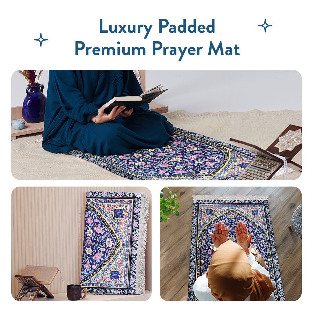 Royal Blossoms - Premium Padded Adult Prayer Mat