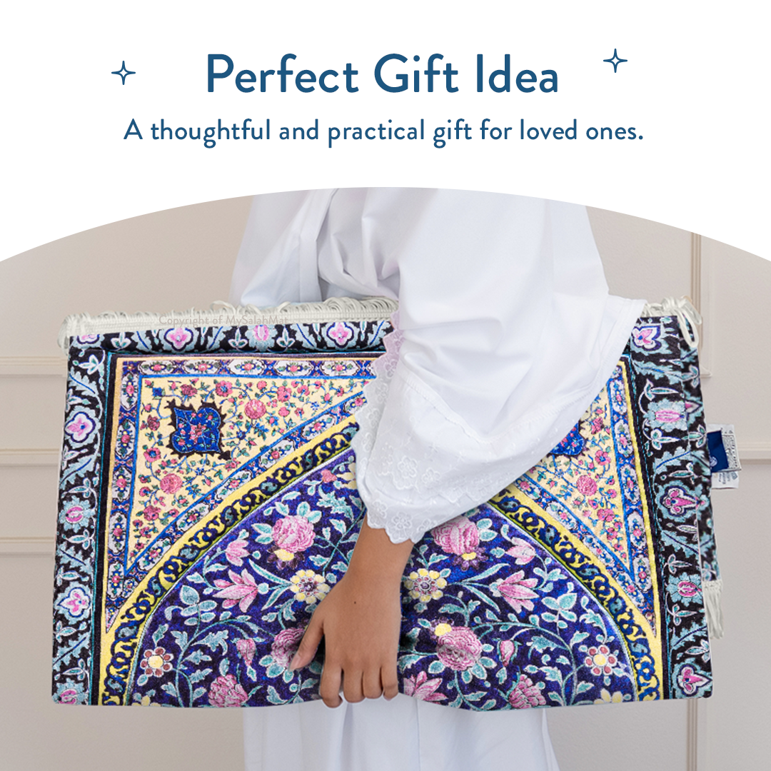 Royal Blossoms - Premium Padded Adult Prayer Mat