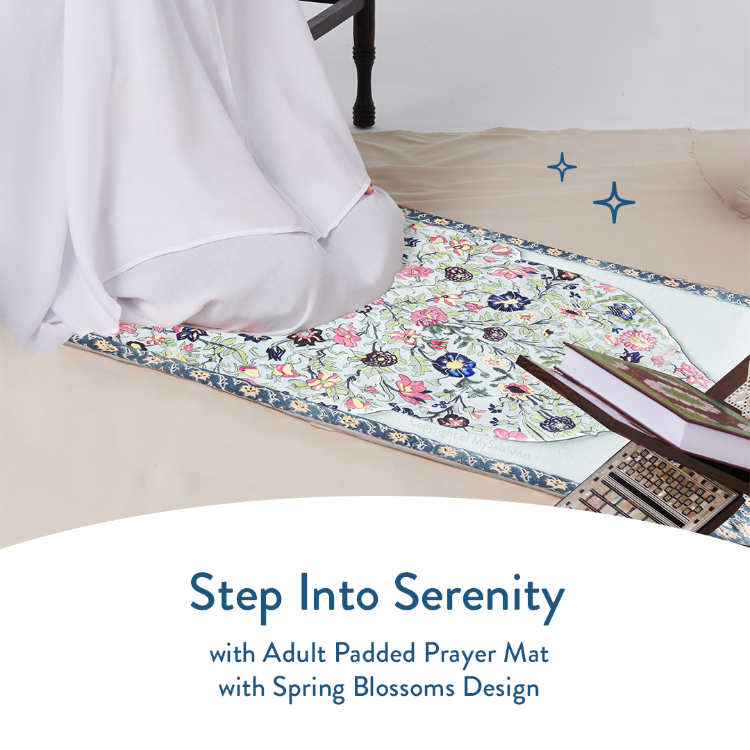 Spring Blossoms - Premium Padded Adult Prayer Mat