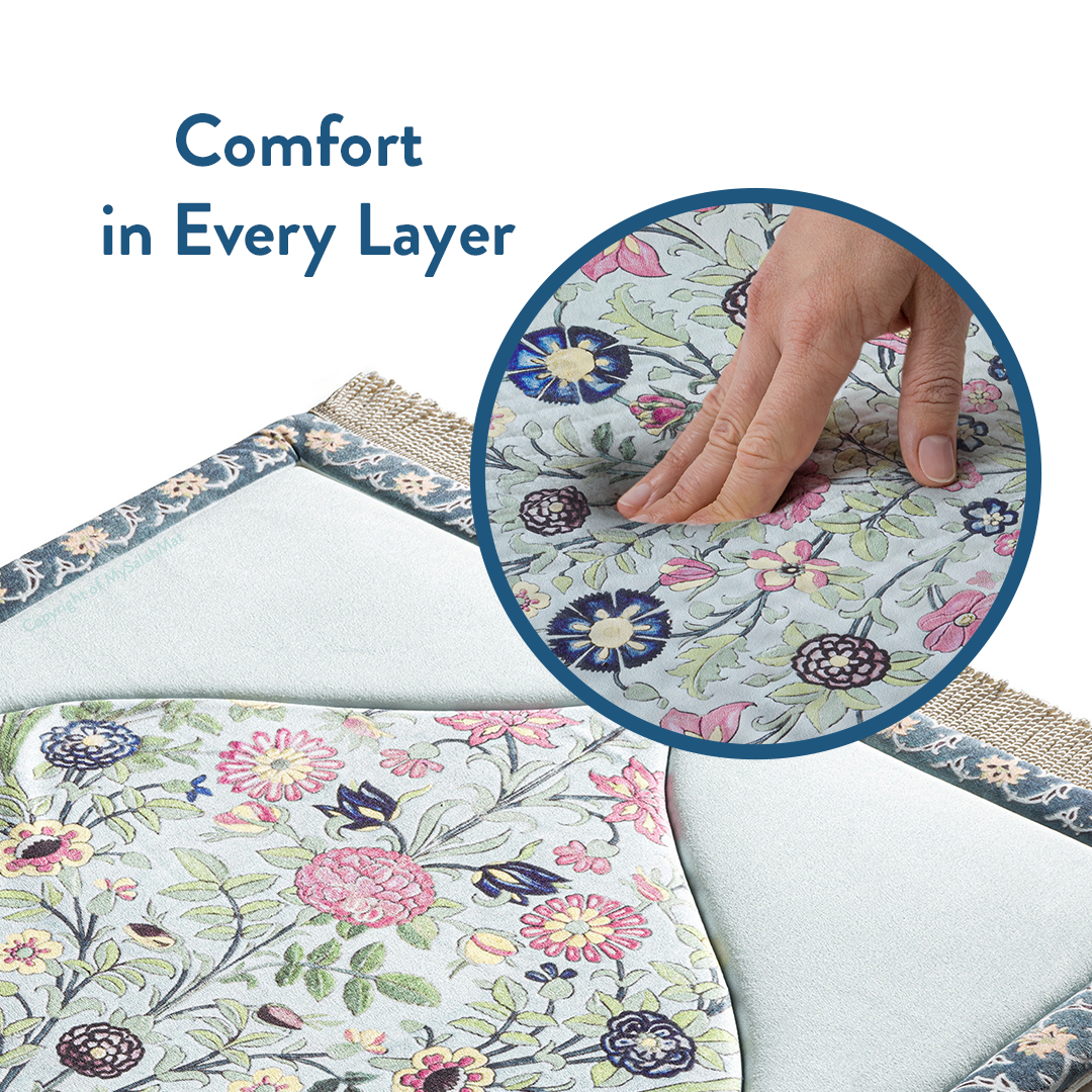 Spring Blossoms - Premium Padded Adult Prayer Mat