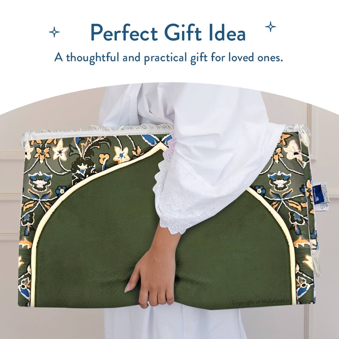 Madinah Rawdah - Premium Padded Adult Prayer Mat