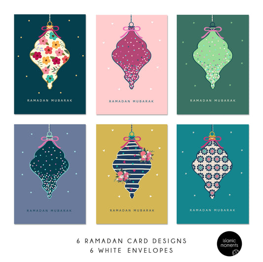Ramadan Cards - 6 Pack - Fanoos