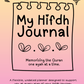 My Hifdh Journal (for Girls)