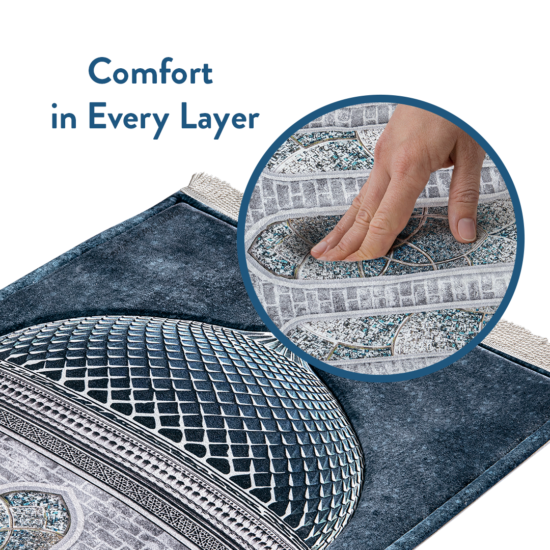 Crystal Dome - Premium Padded Adult Prayer Mat