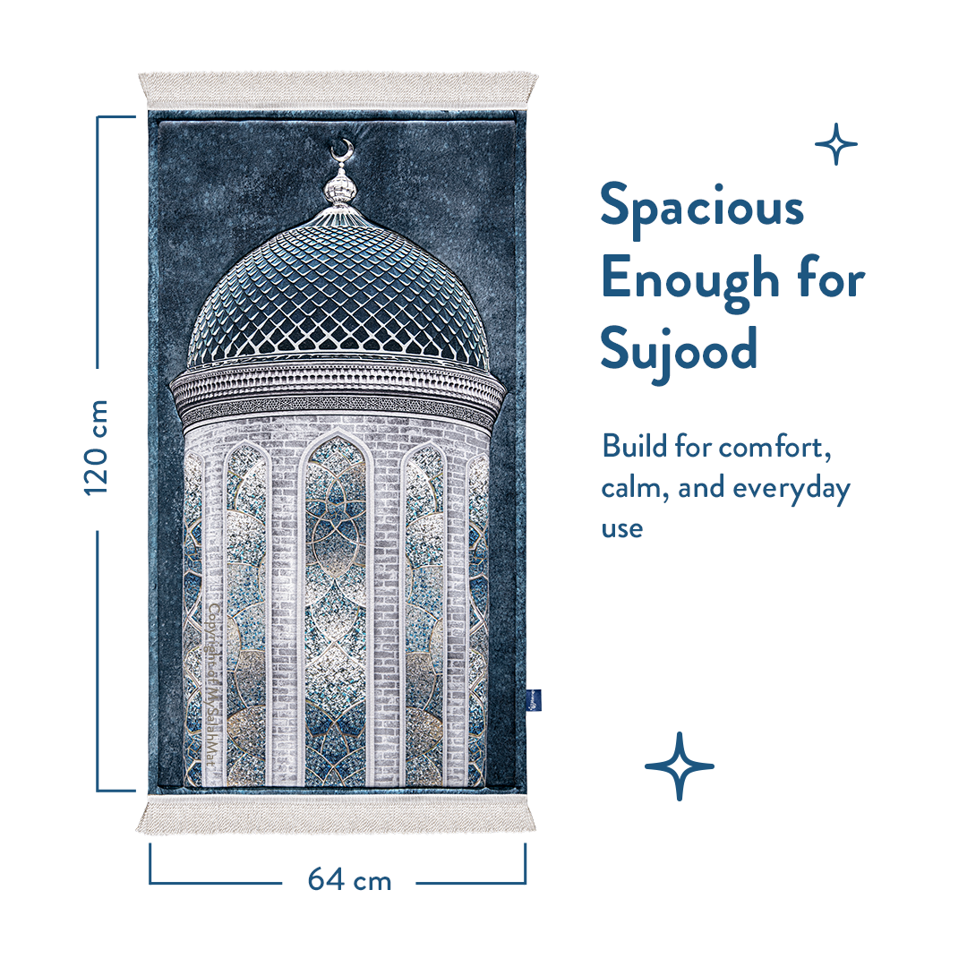 Crystal Dome - Premium Padded Adult Prayer Mat