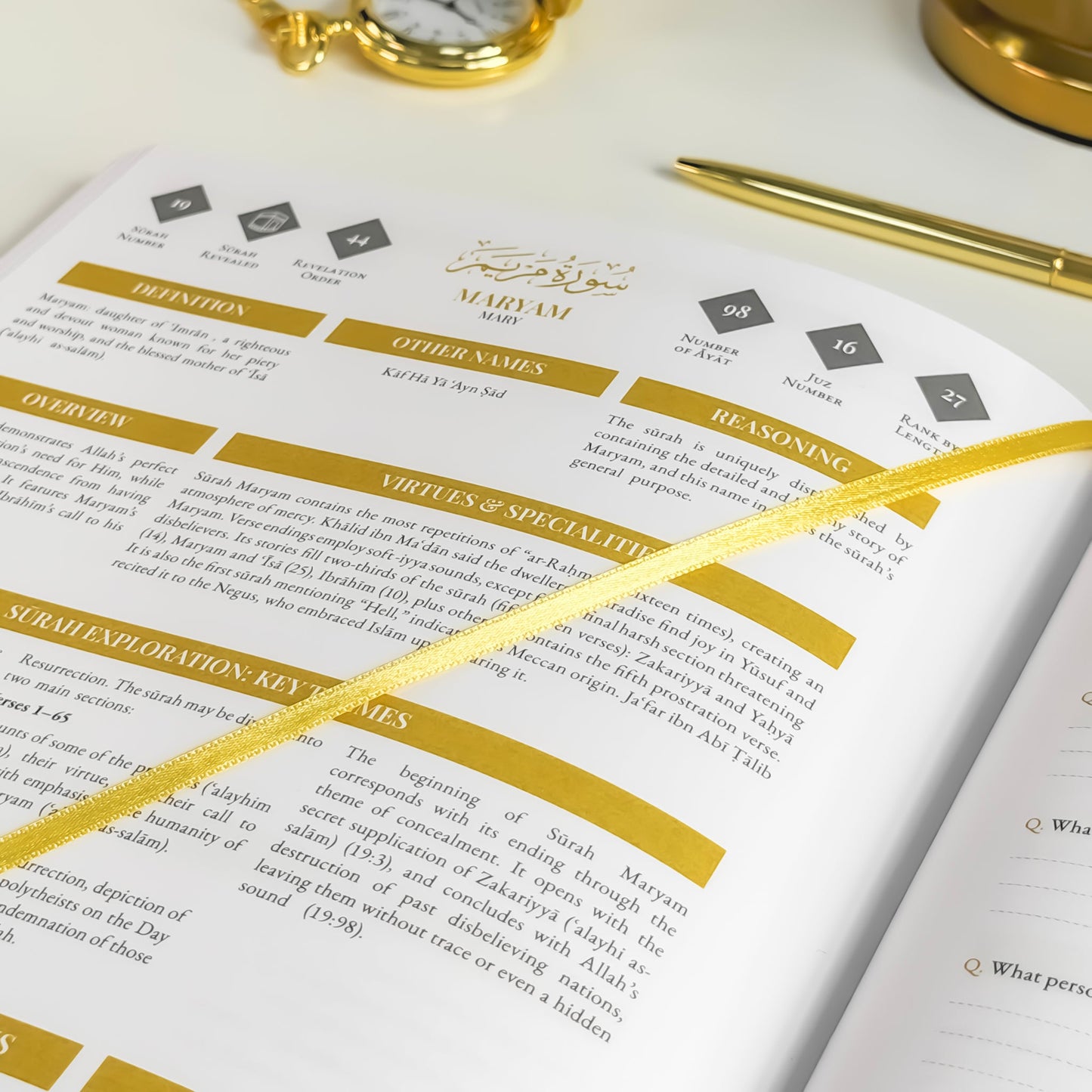 Quran Compass: Surah by Surah Study Guide & Reflection Journal (Deluxe Edition)