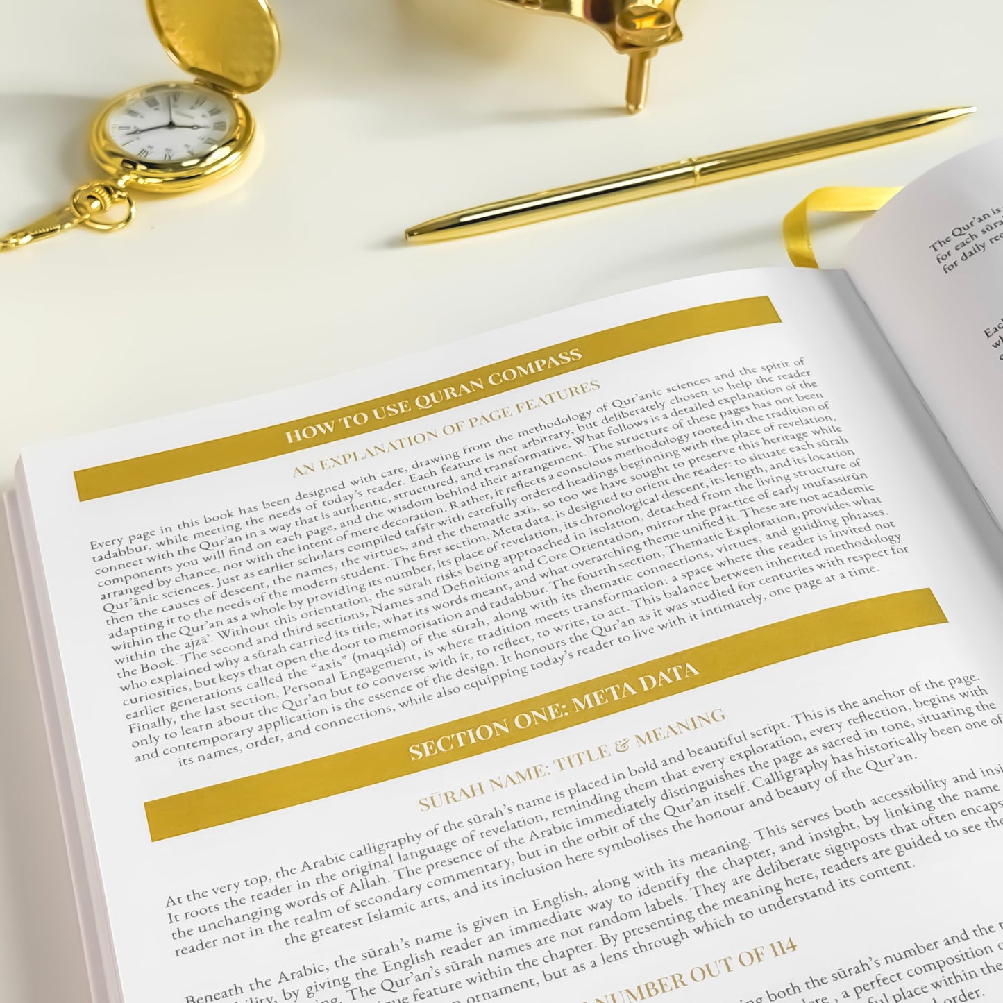 Quran Compass: Surah by Surah Study Guide & Reflection Journal (Deluxe Edition)