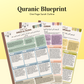 Quranic Blueprint - One Page Surah Outline (A4) - New Updated Version