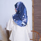 Blue Floral Fiona Kids Hijab