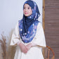 Blue Floral Fiona Kids Hijab