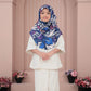 Bold Blue Fiona Kids Hijab