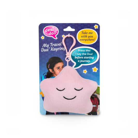 My Travel Dua Keyring - Pink