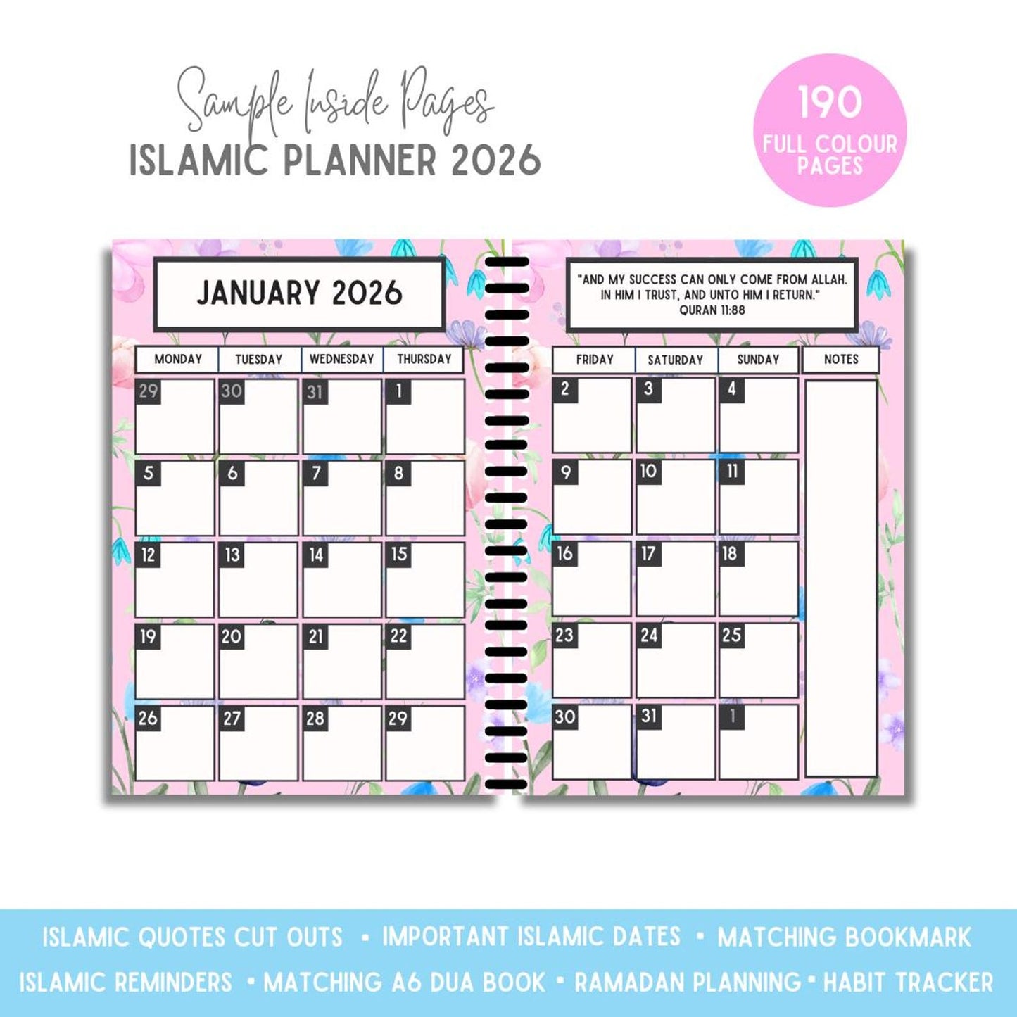 Islamic Planner 2026