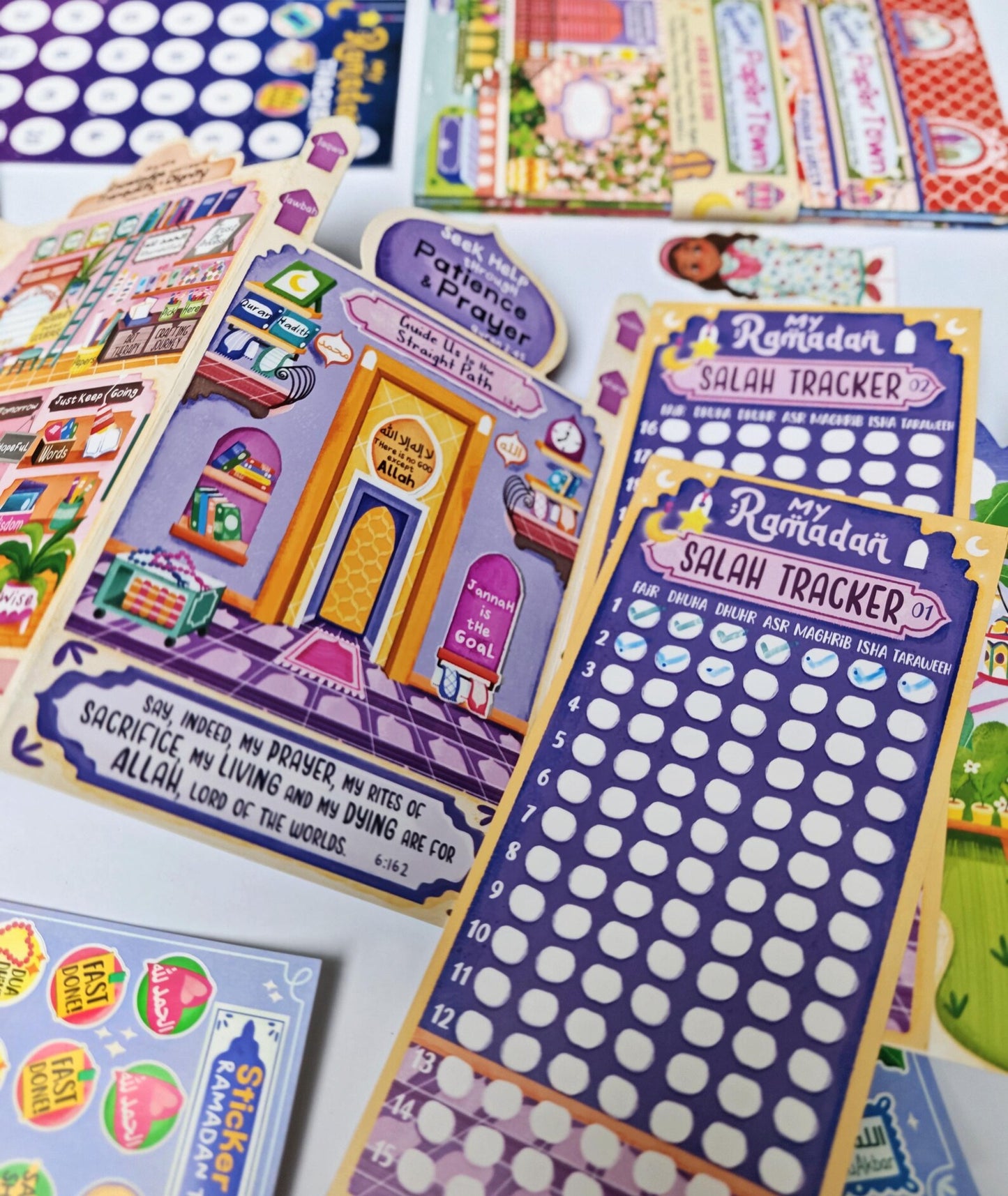 My Ramadan Paper Town 2026 - Stickers & Cut-Out Dolls Included