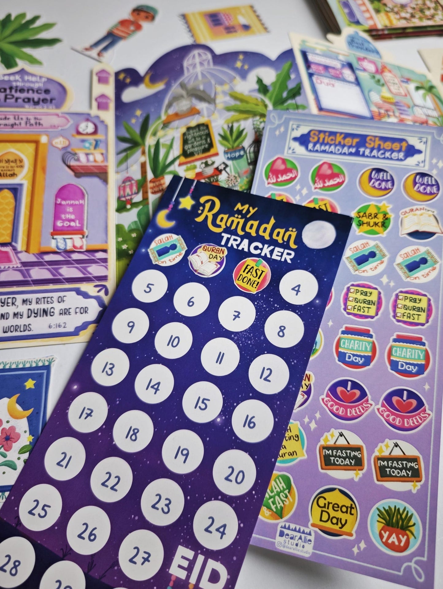 My Ramadan Paper Town 2026 - Stickers & Cut-Out Dolls Included