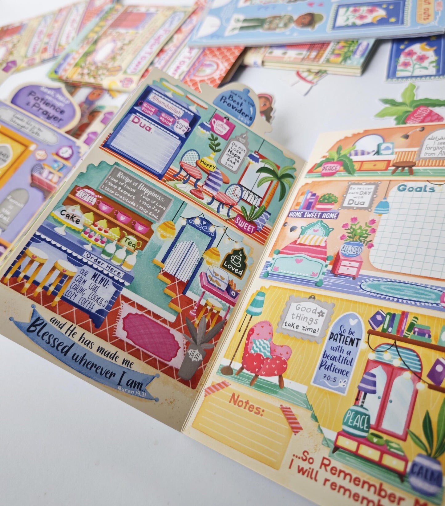 My Ramadan Paper Town 2026 - Stickers & Cut-Out Dolls Included