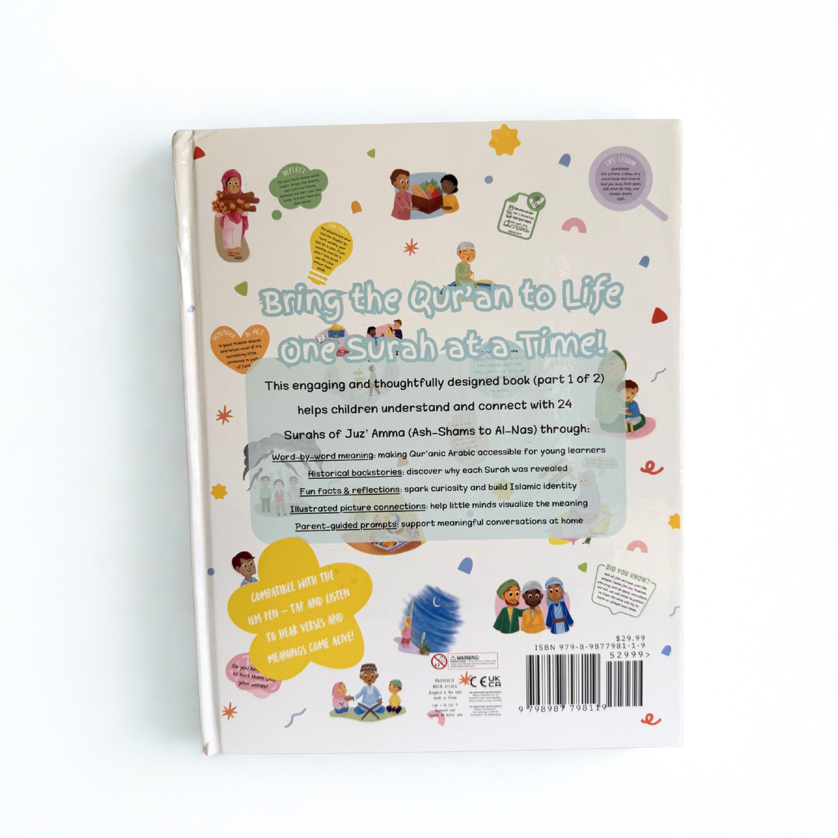Illustrated Juzu’ Amma Book for Kids Part 1: Ash-Shams to An-Nas - Anafiya Gifts