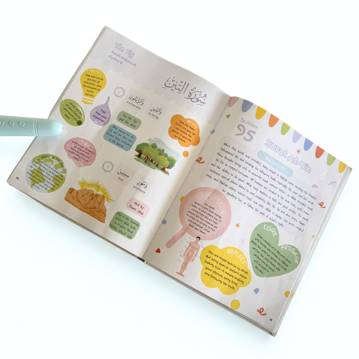 Illustrated Juzu’ Amma Book for Kids Part 1: Ash-Shams to An-Nas - Anafiya Gifts