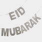 Eid Banner – Silver Glitter