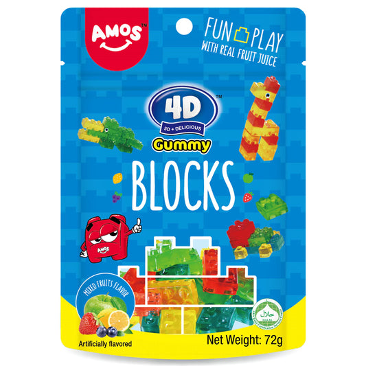 4D Fruit Gummy - Blocks