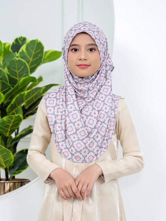 Purple Dusk Kids Hijab
