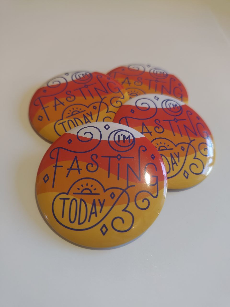 Ramadan Badges - 4 Pack - Clearance - Anafiya Gifts