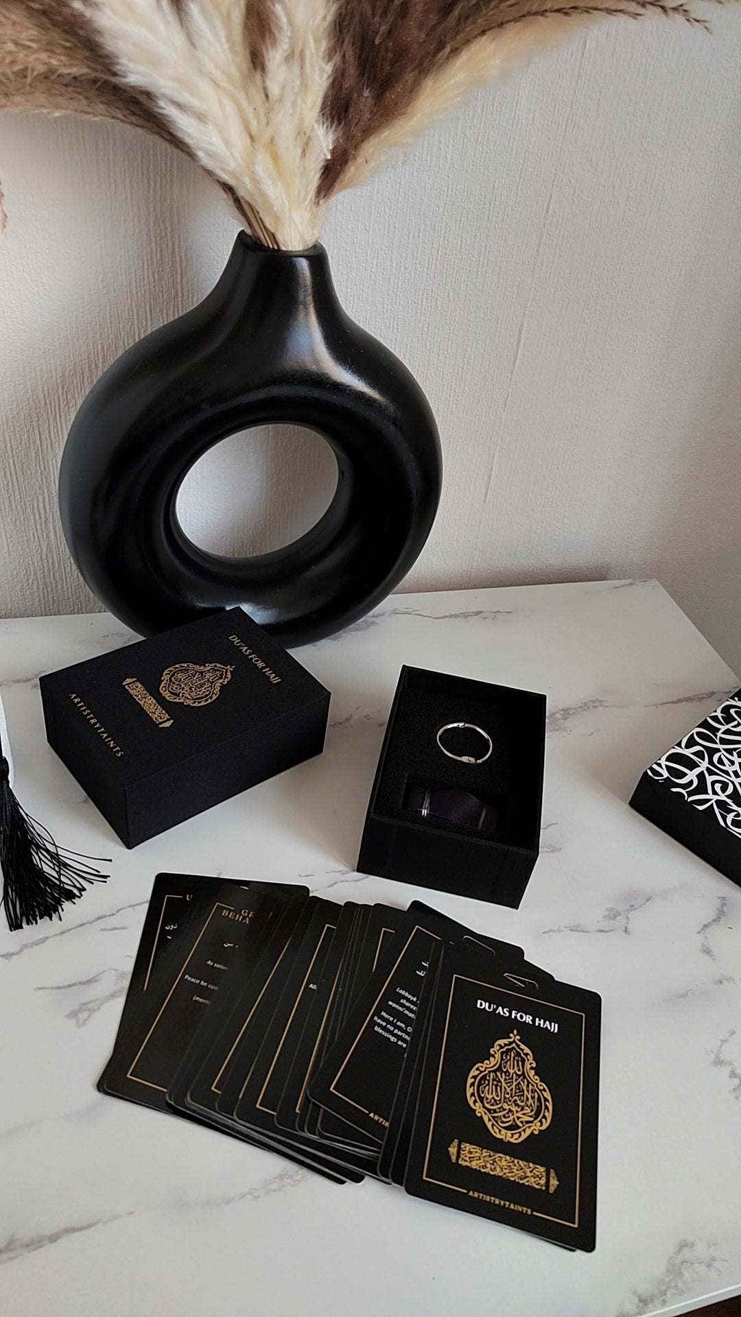 Hajj Dua Cards with Lanyard & Ring