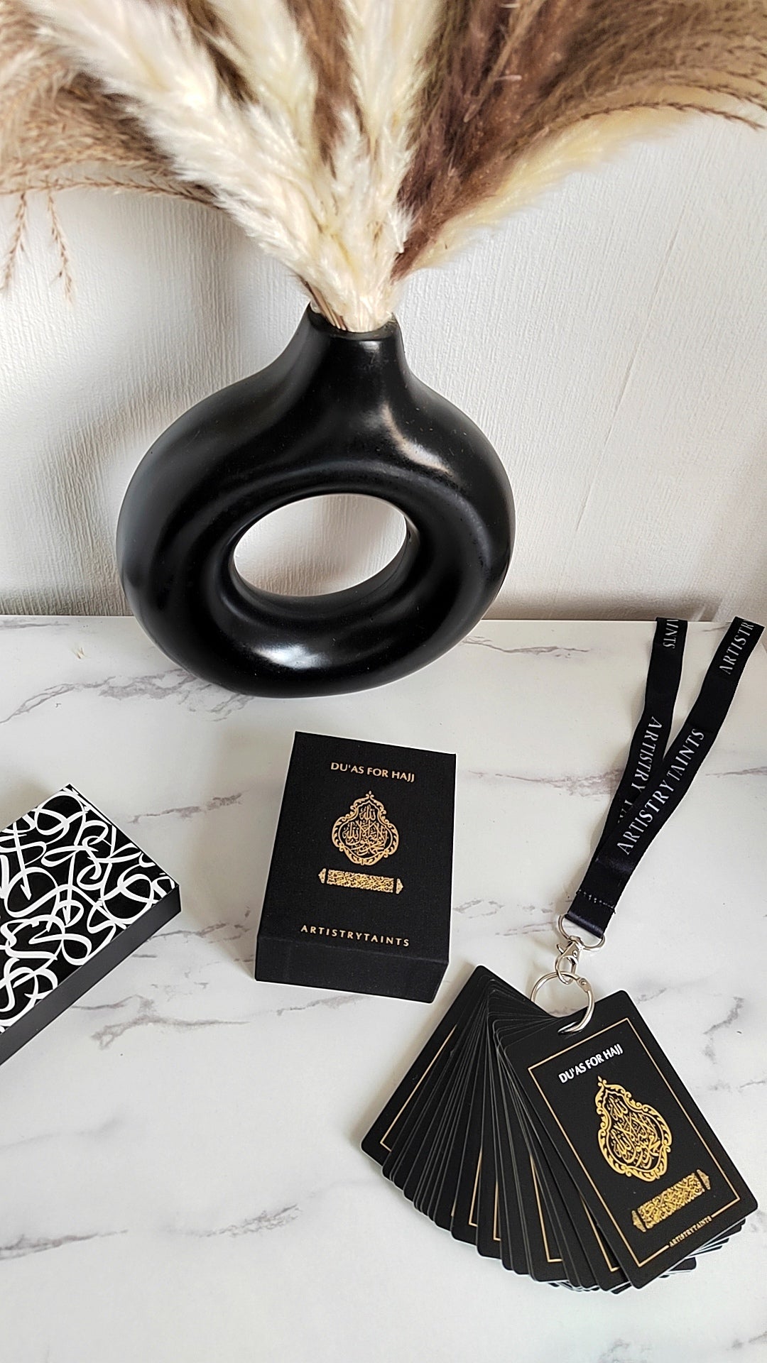 Hajj Dua Cards with Lanyard & Ring