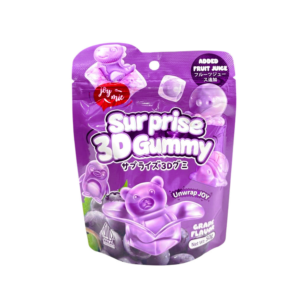 Surprise 3D Gummy - Grape Flavour