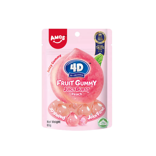 4D Fruit Gummy - Peach Burst