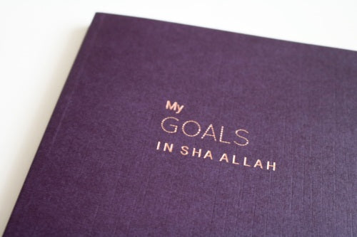 My Goals Hot Foiled Notebook - Anafiya Gifts