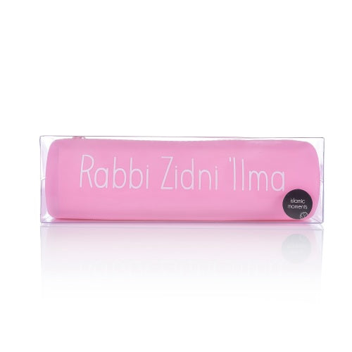 Rabbi Zidni 'Ilma Pencil Case - Blush - Anafiya Gifts