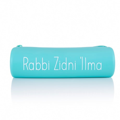 Rabbi Zidni 'Ilma Pencil Case - Aqua - Anafiya Gifts