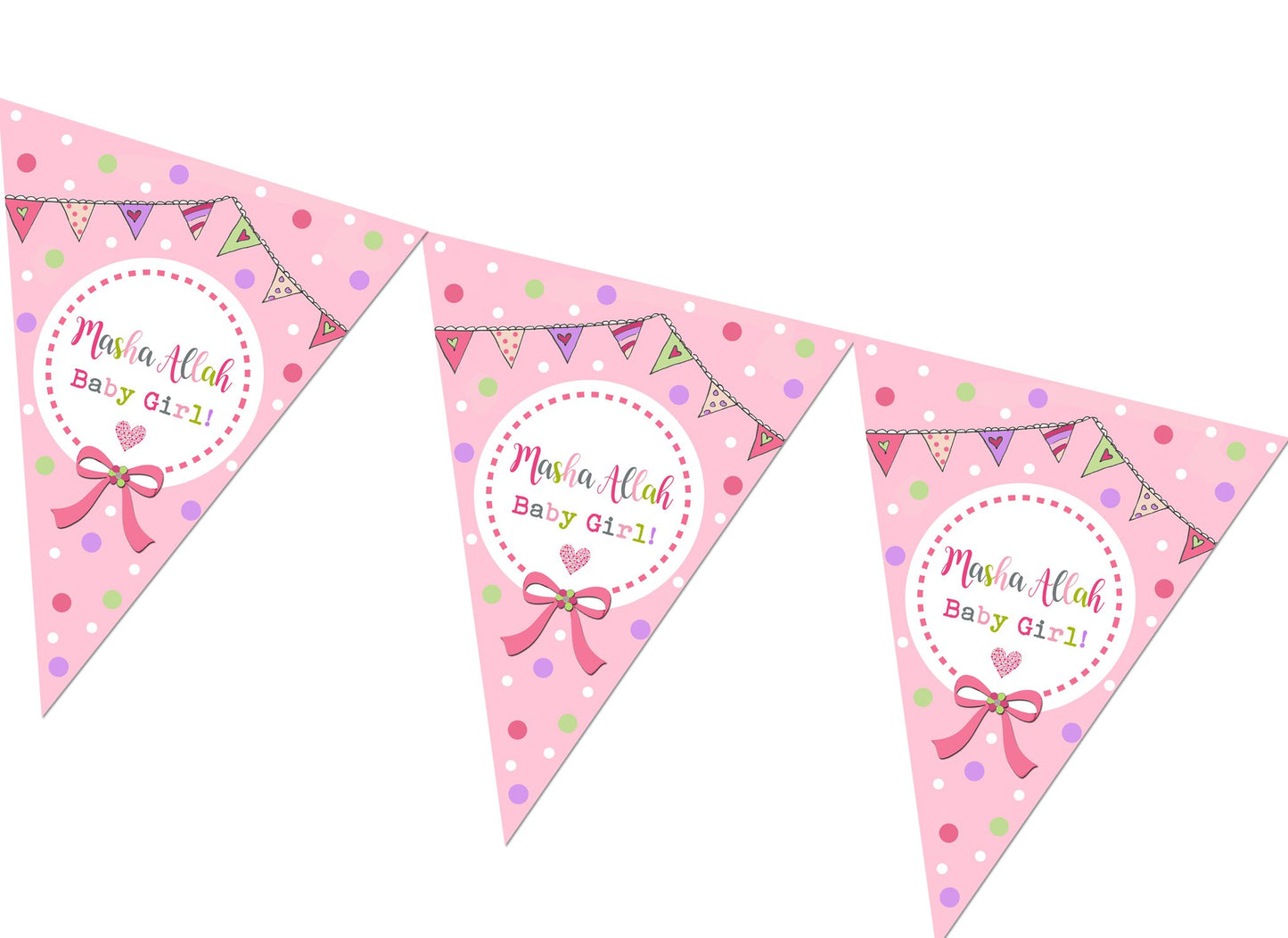 Baby Girl Bunting