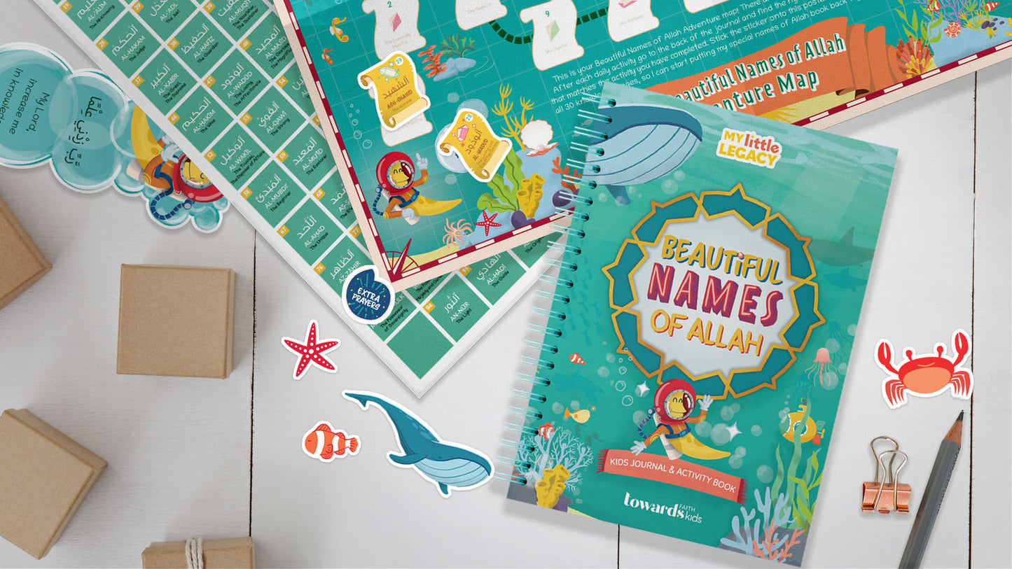 My Little Legacy: Beautiful Names of Allah Kids Journal & Activity Book