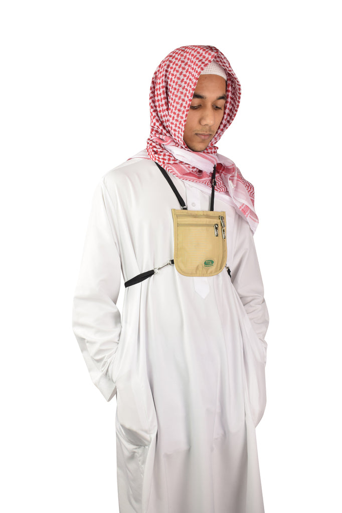 Hajj & Umrah - Anti-Theft Secure Neck Bag