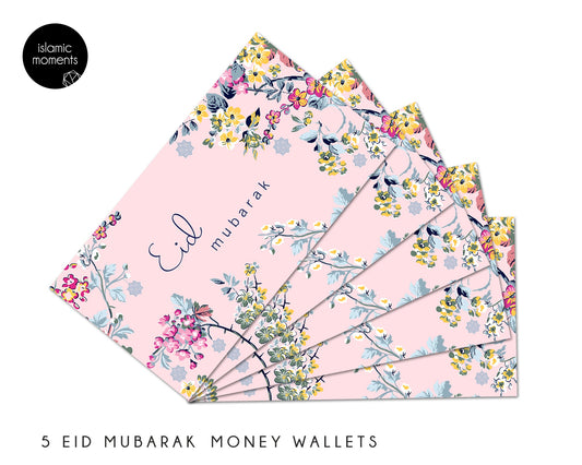 Eid Money Envelopes - Pink Sakura