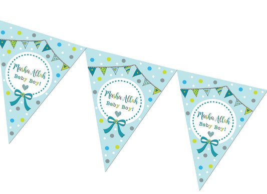 Baby Boy Bunting