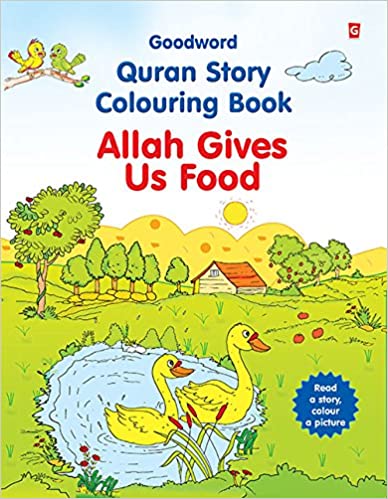 Allah Gives Us Food Colouring Book - Anafiya Gifts