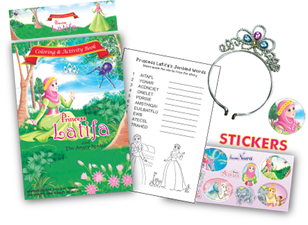 Princess Latifa And The Angry Spider - Anafiya Gifts