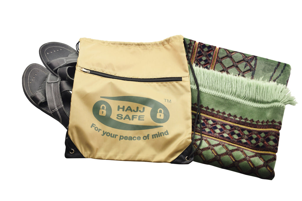 Hajj & Umrah Shoe + Prayer Mat Bag