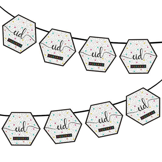Eid Hexagon Bunting - Eid Sprinkle