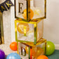 Eid Transparent Balloon Boxes - Gold